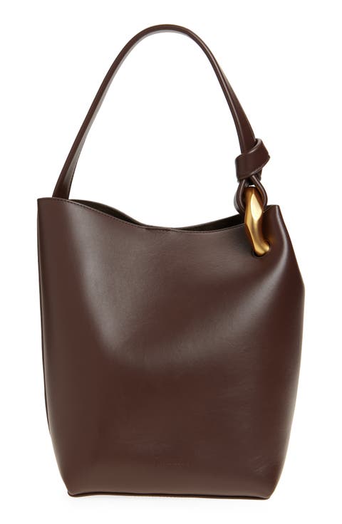 【関税&送料込】Jw Anderson Chocolate Leather Bucket Bag JW Anderson Bucket Bags for Women | Nordstrom