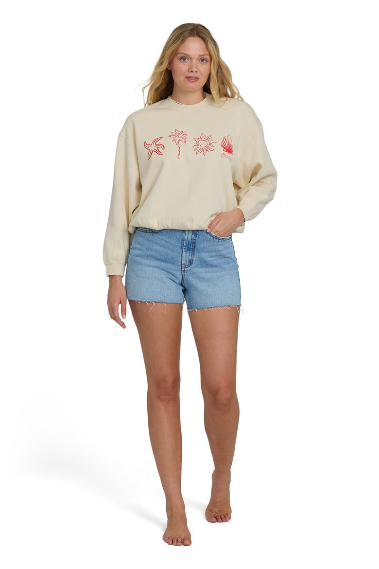 Treasure Cay Graphic Sweatshirt, Alternate, color, WHITE CAP