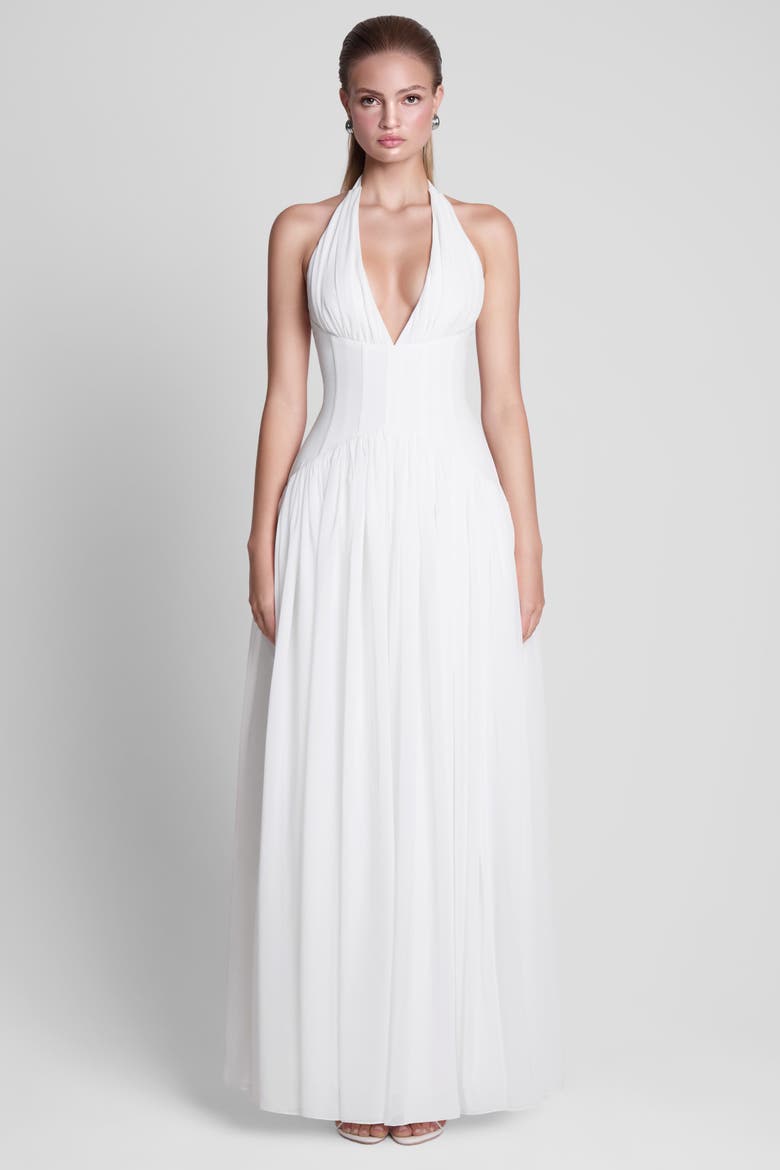 Harlowe Corset Maxi Dress, Main, color, White