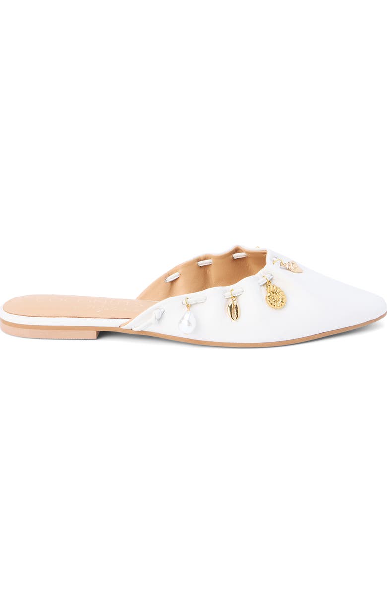 Coconuts by Matisse Monette Mule, Alternate, color, White Leather