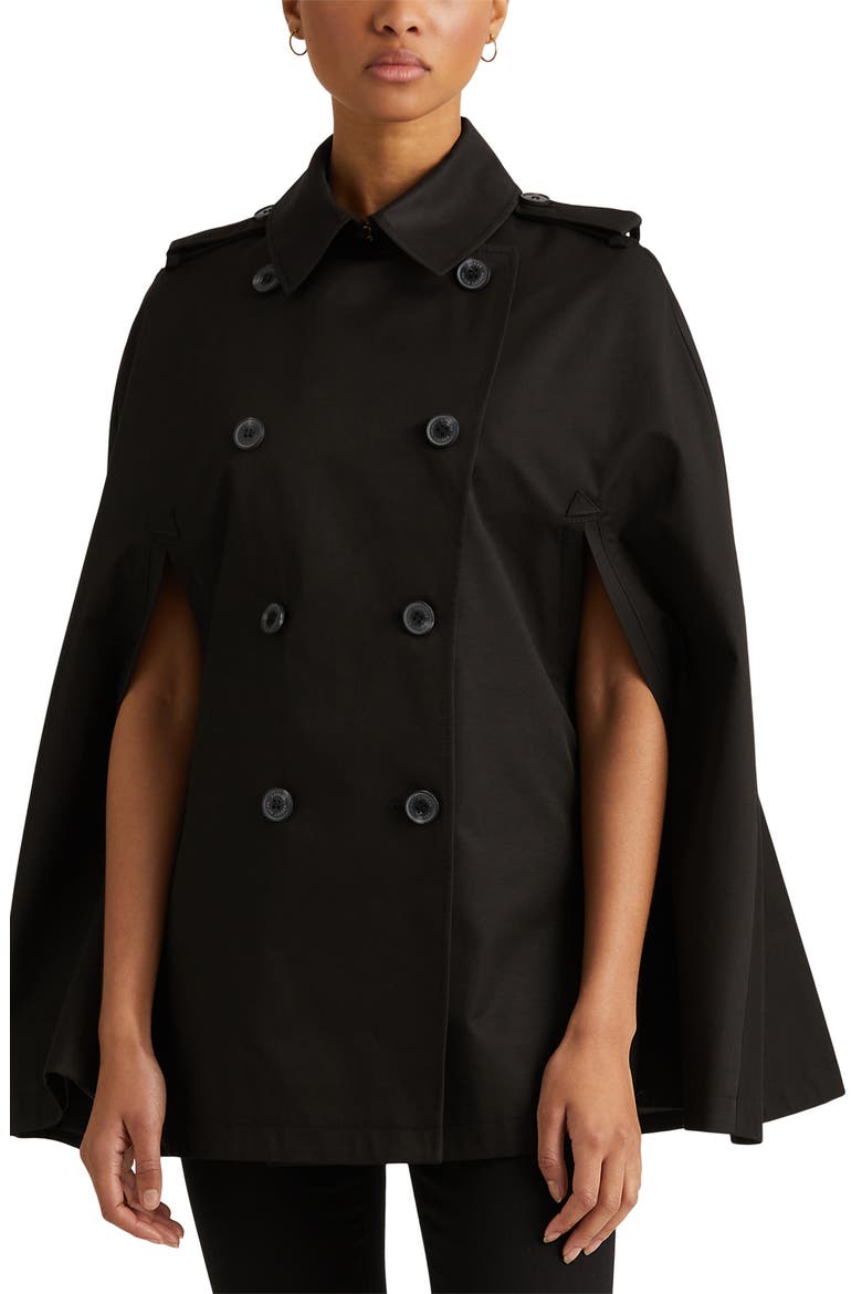 Rain Cape, Main, color, BLACK