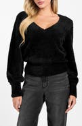 GUESS Niko Faux Fur Sweater