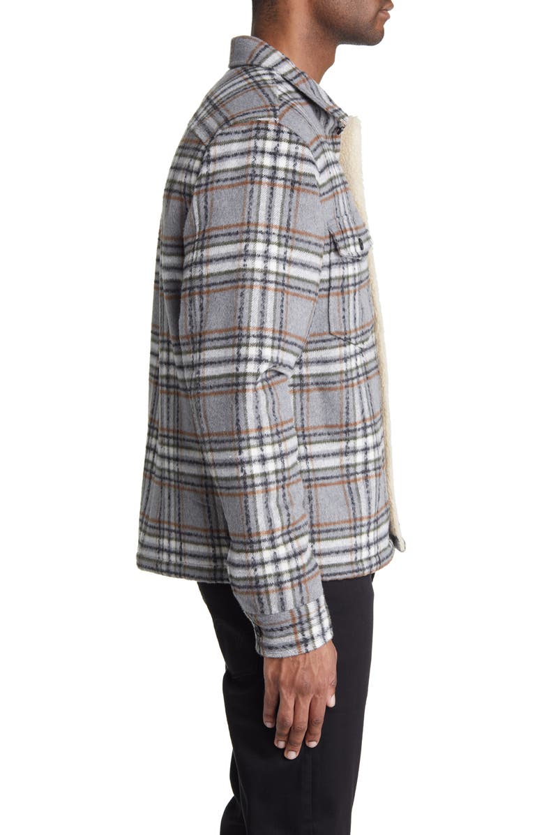AllSaints Xanetta Plaid Shirt Jacket, Alternate, color, 