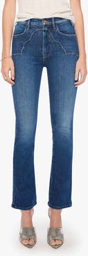 MOTHER The Buckle Bunny Hustler Skimp High Waist Bootcut Jeans