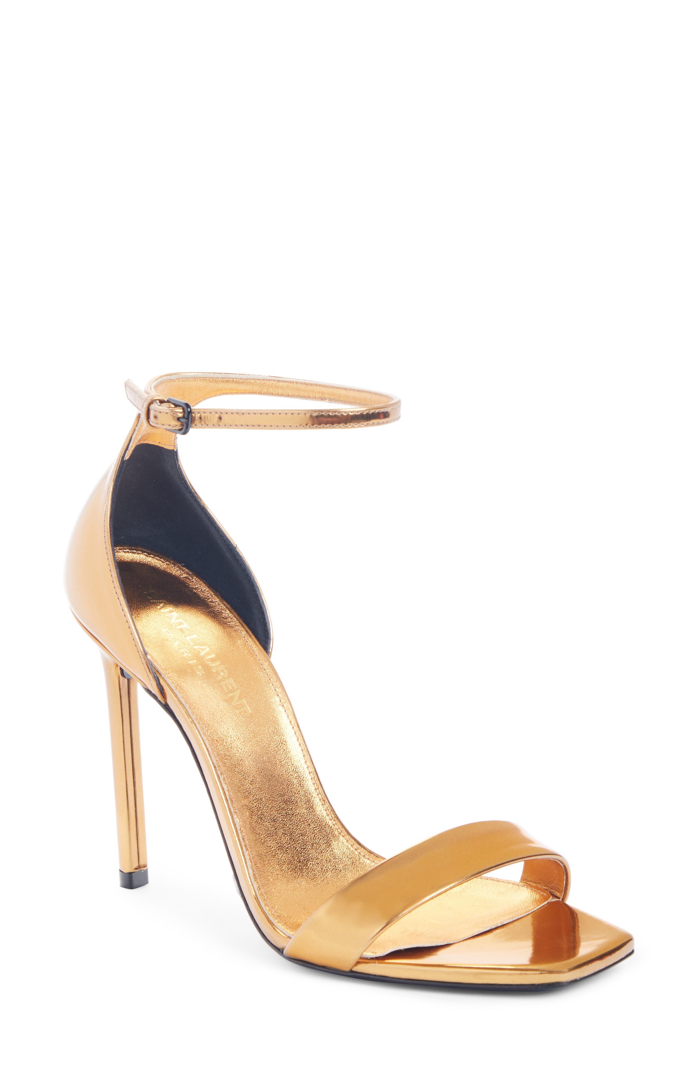 Amber Metallic Sandal, Main, color, EGYPT GOLD
