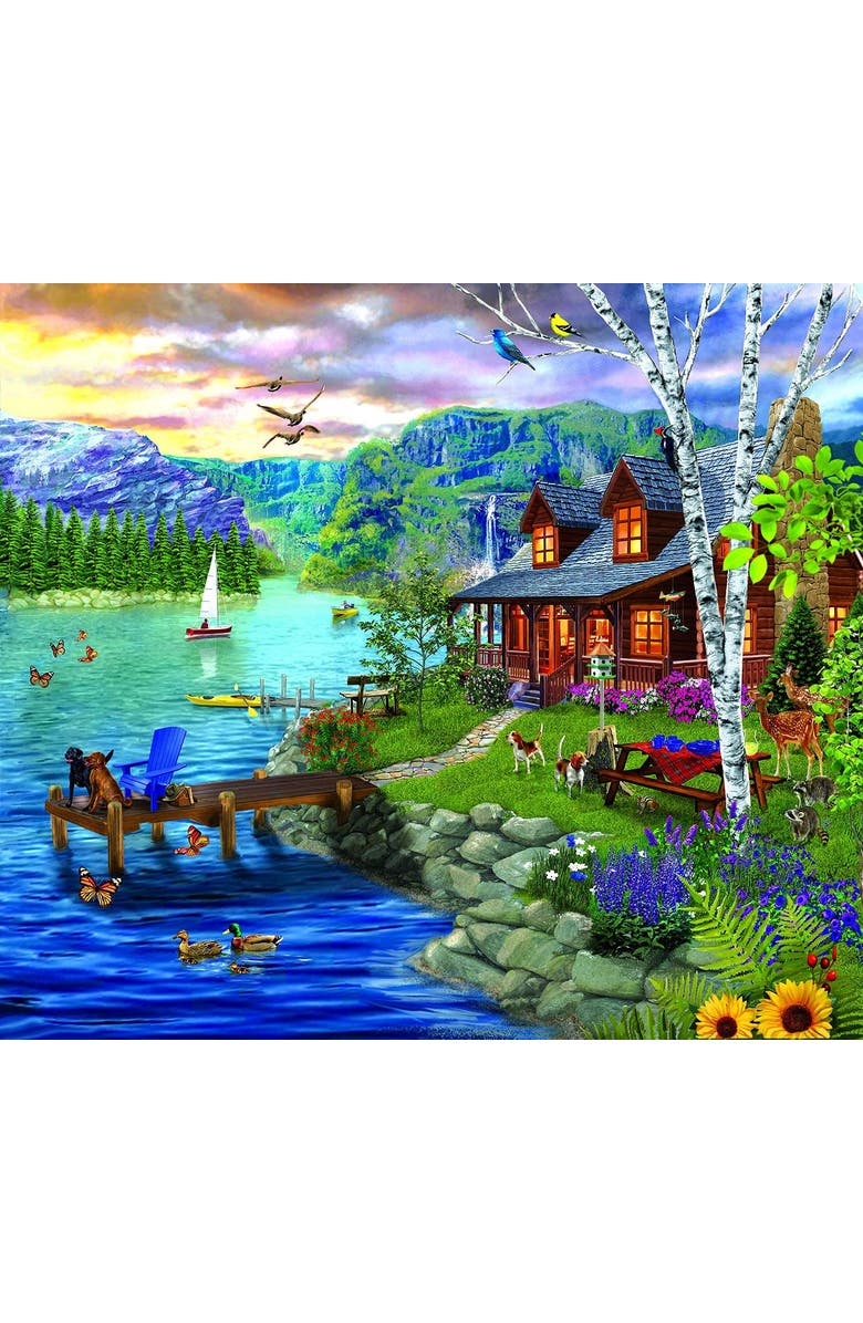 Sunsout Peaceful Summer 300 piece Jigsaw Puzzle for Adults, Alternate, color, Multicolor