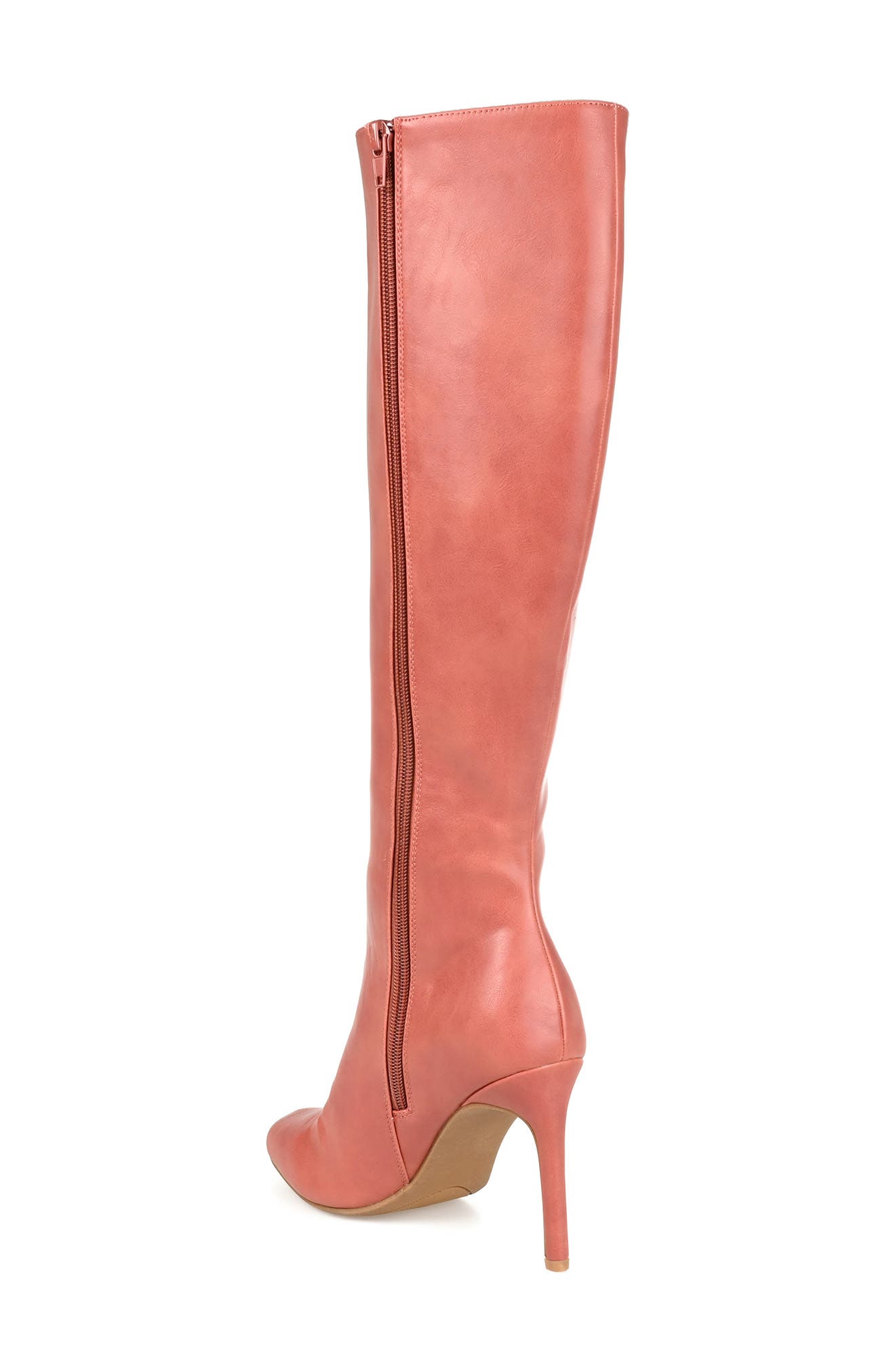 Glenda Tall Boot - Wide Calf, Alternate, color, CLAY