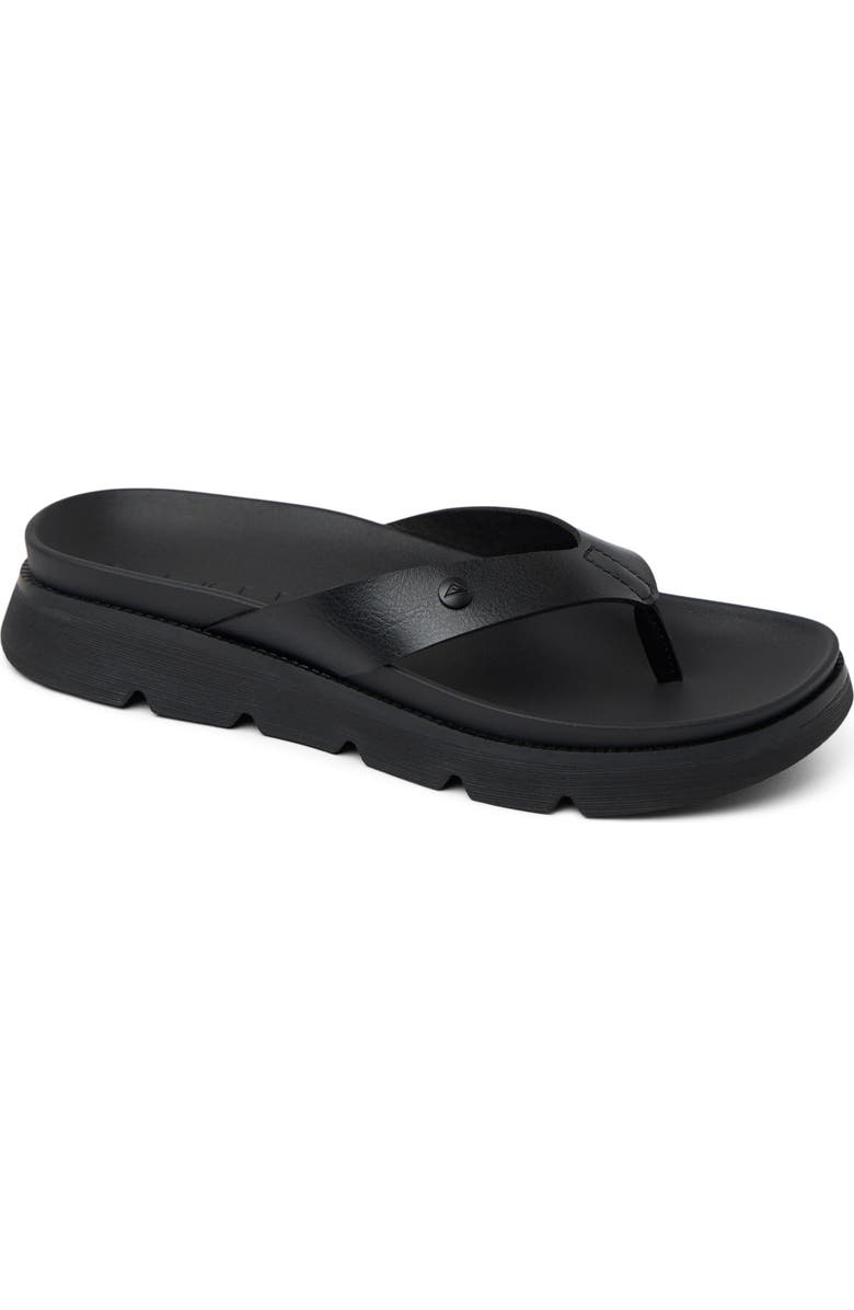 Reef Vista Luxe Viviannah Flip Flop, Main, color, Black