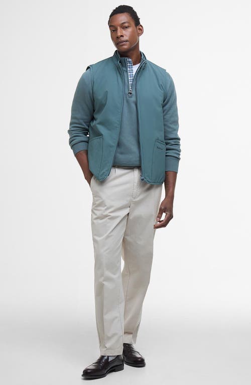 Shop Barbour Henley Liddesdale Padded Gilet Vest In Vintage Teal
