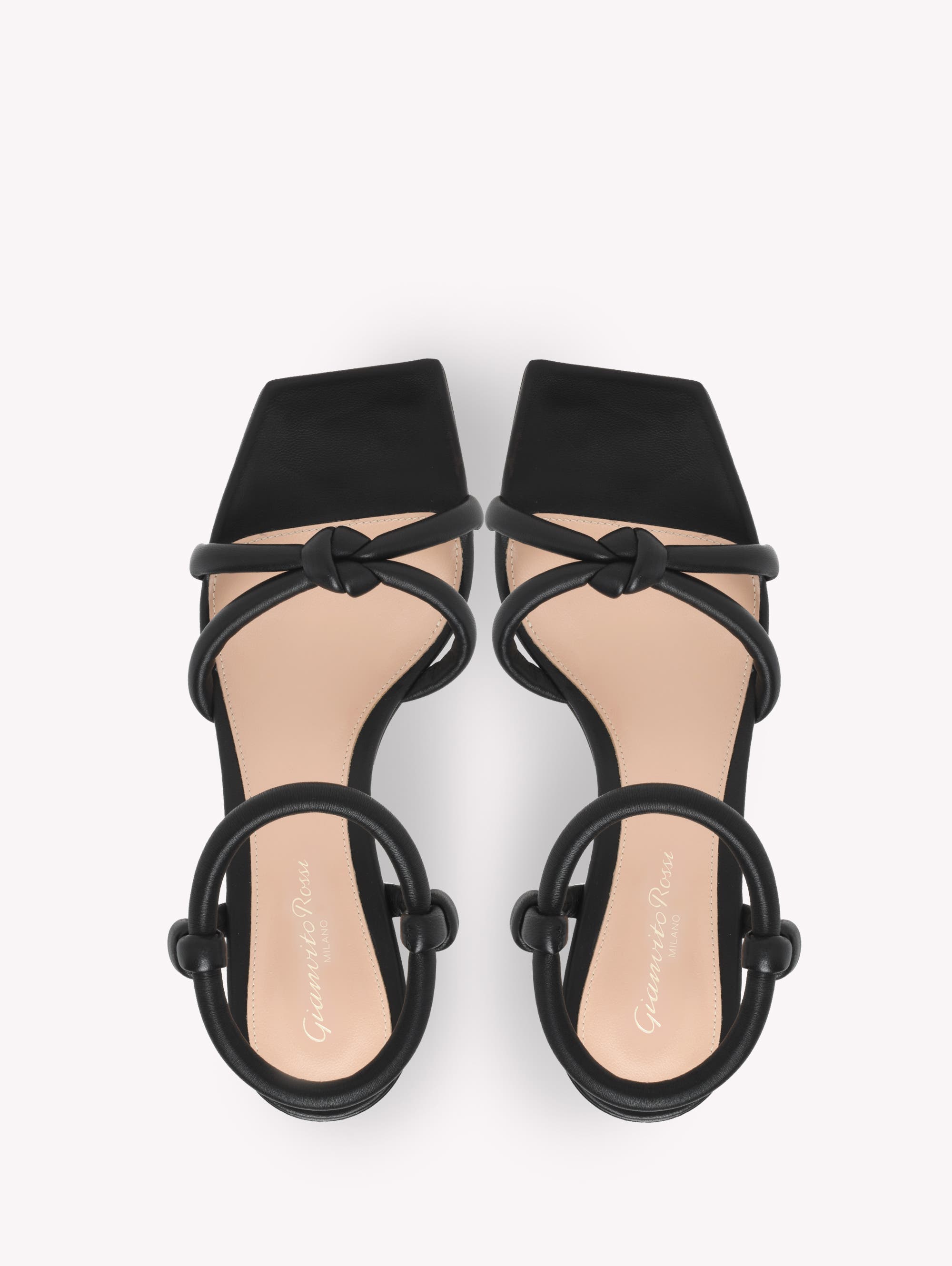 Gianvito Rossi Juno 55 Sandals, Alternate, color, Black