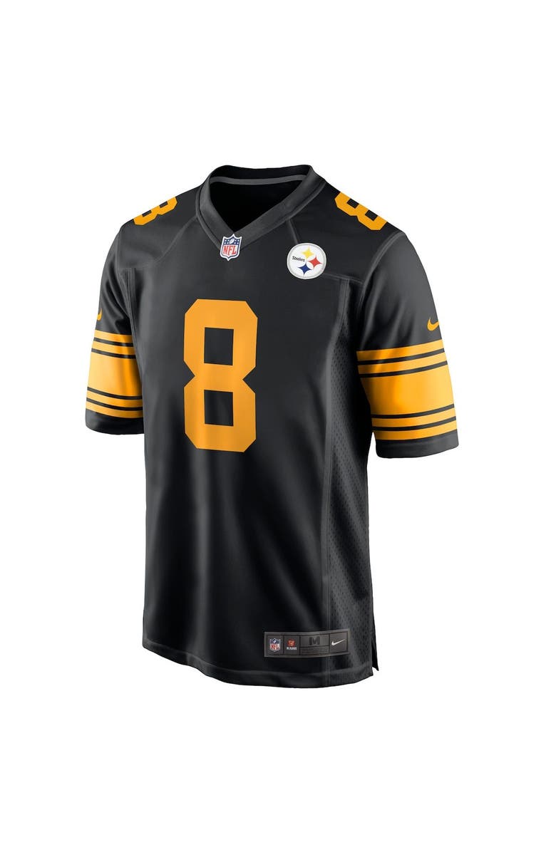 Nike Men's Nike Kenny Pickett Black Pittsburgh Steelers Alternate Game Jersey, Alternate, color,