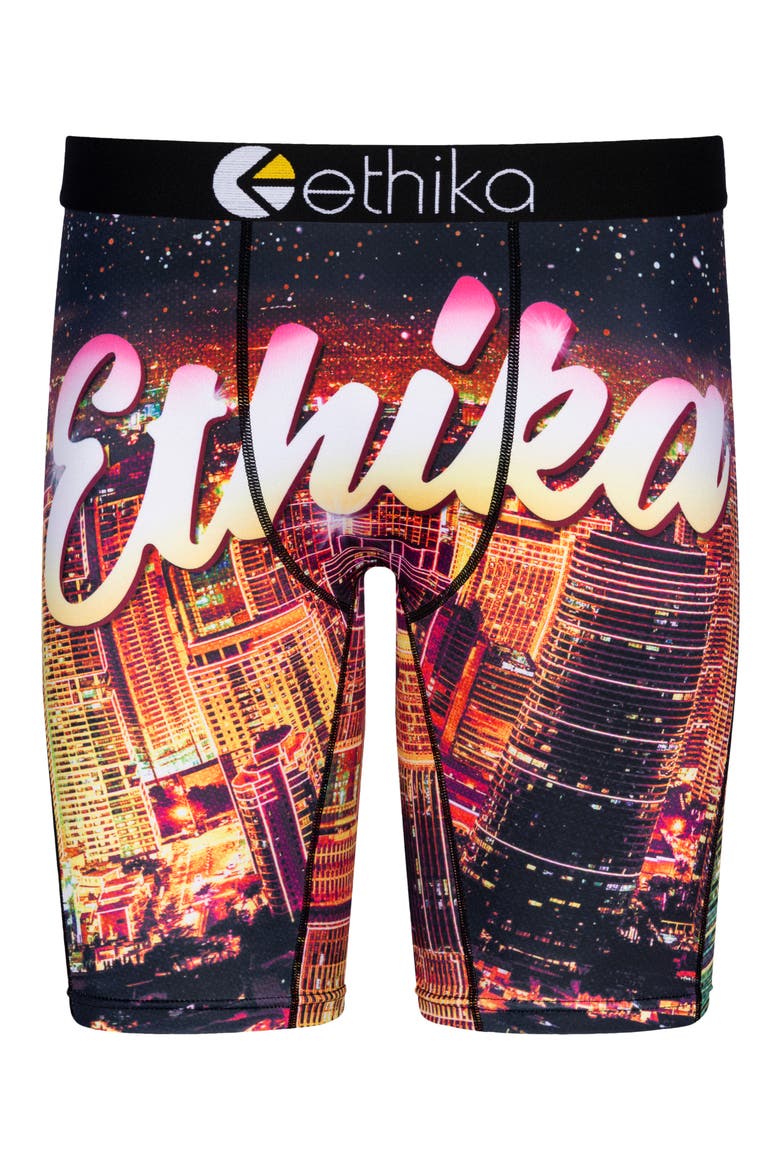Kids' Power City Boxer Briefs, Main, color, SKYLINE