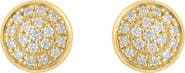 EFFY Diamond Pavé Button Stud Earrings