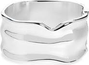 Open Edit Molten Wide Hinged Cuff Bracelet
