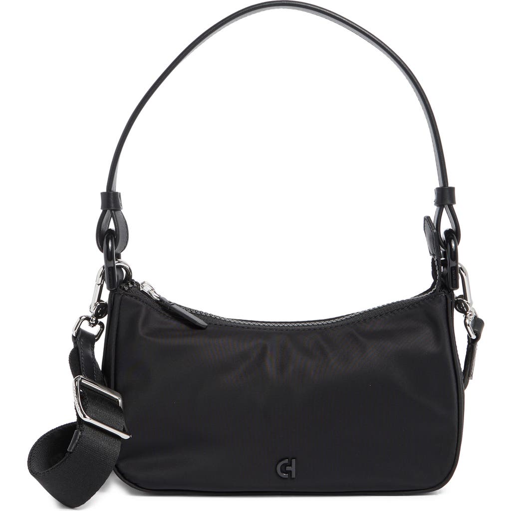 Cole Haan Convrtb Nyl Shld Bag In Black Solid