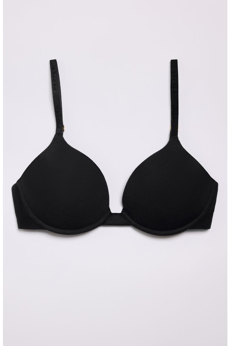 Supima® Cotton Lift Up Bra, Alternate, color, Black