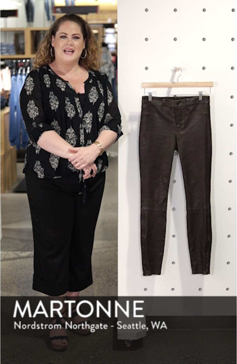 '8001' Lambskin Leather Pants, sales video thumbnail