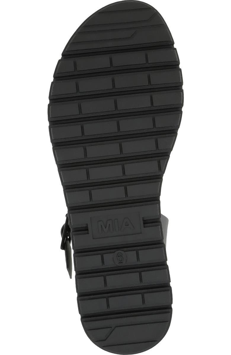 MIA Maya Platform Sandal, Alternate, color, Black