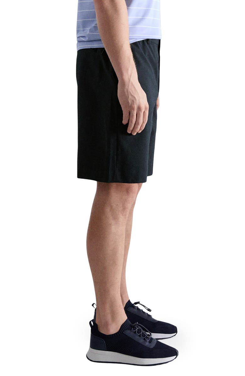 MANGO Water Repellent Comfort Stretch Shorts, Alternate, color, Navy