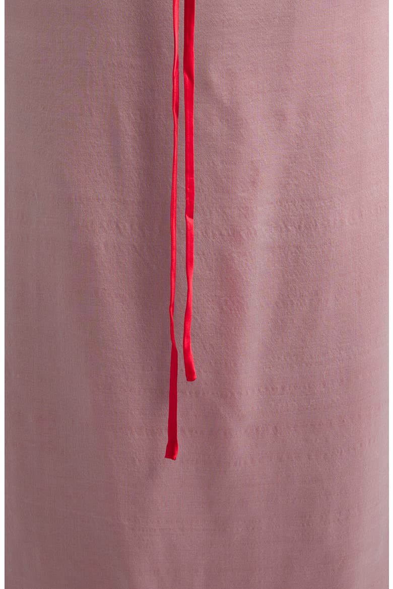 Wai Tak Silk Gown, Alternate, color, RED AND SMOKE