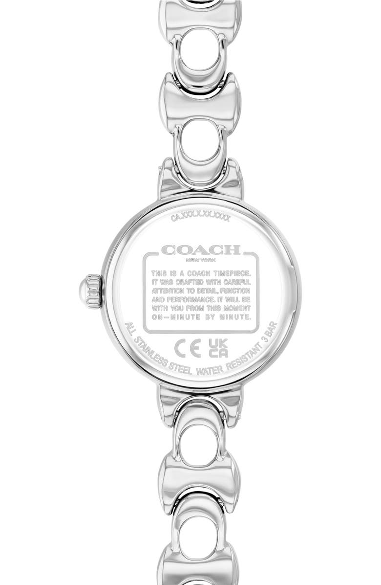 COACH Iris Bracelet Watch, 22.5mm, Alternate, color, Silver