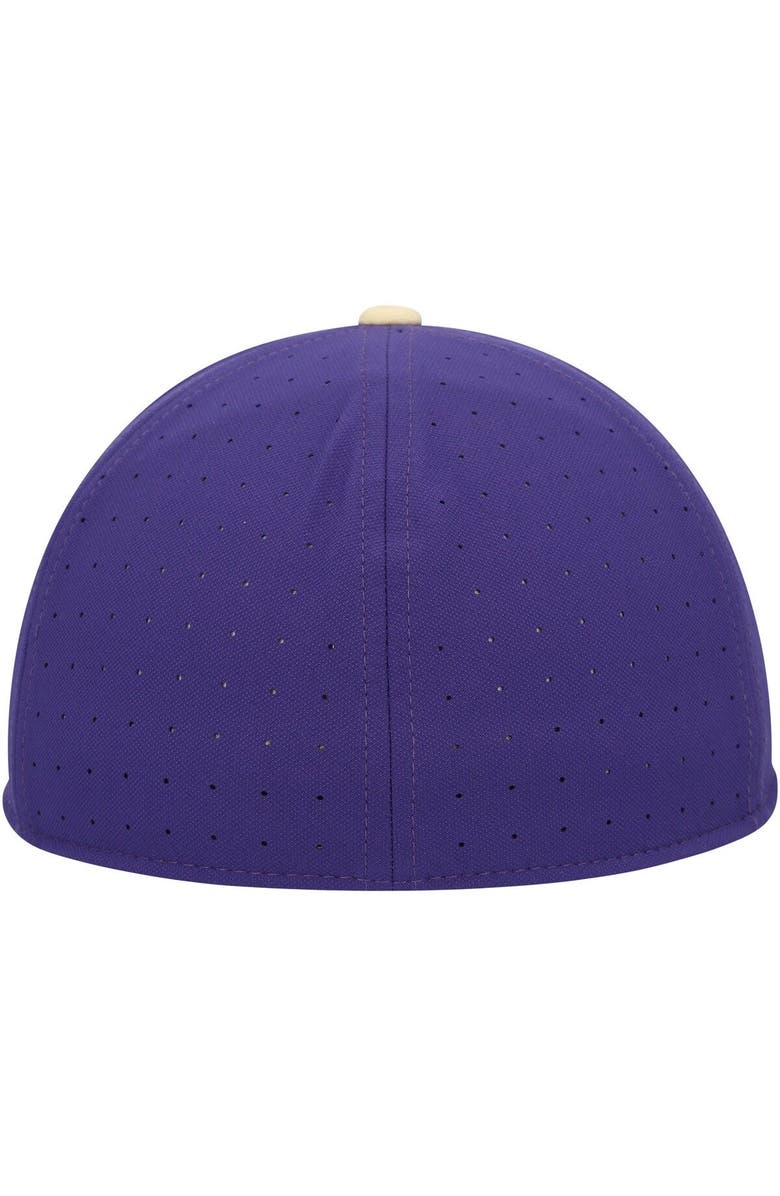 Nike Men's Nike Purple James Madison Dukes True AeroBill Performance Fitted Hat, Alternate, color, 