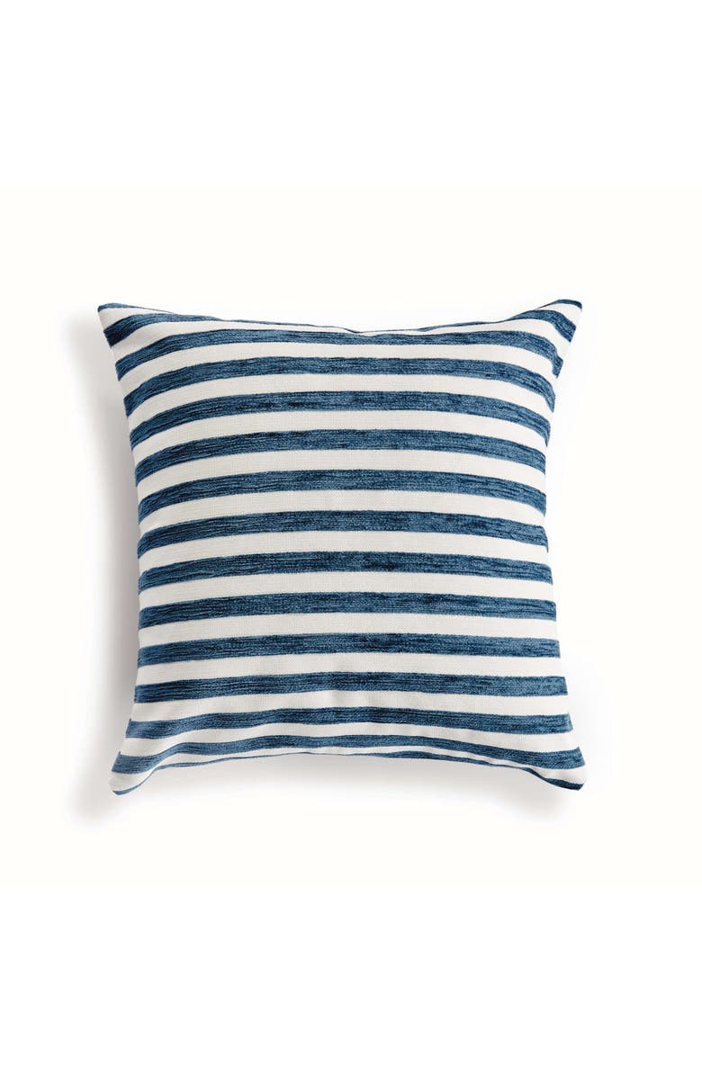 Napa Home & Garden Gideon Square Indoor-Outdoor Pillow 20", Main, color, Blue