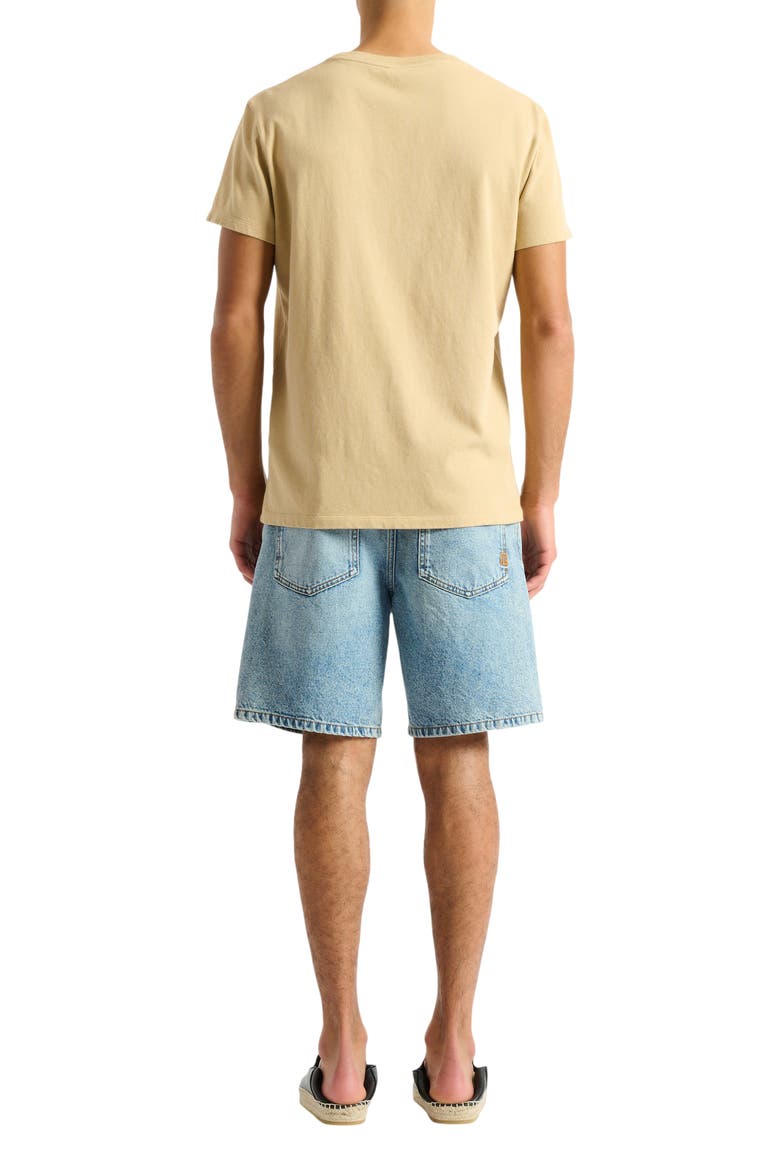 Embroidered Balmain Vintage T-shirt, Alternate, color, beige