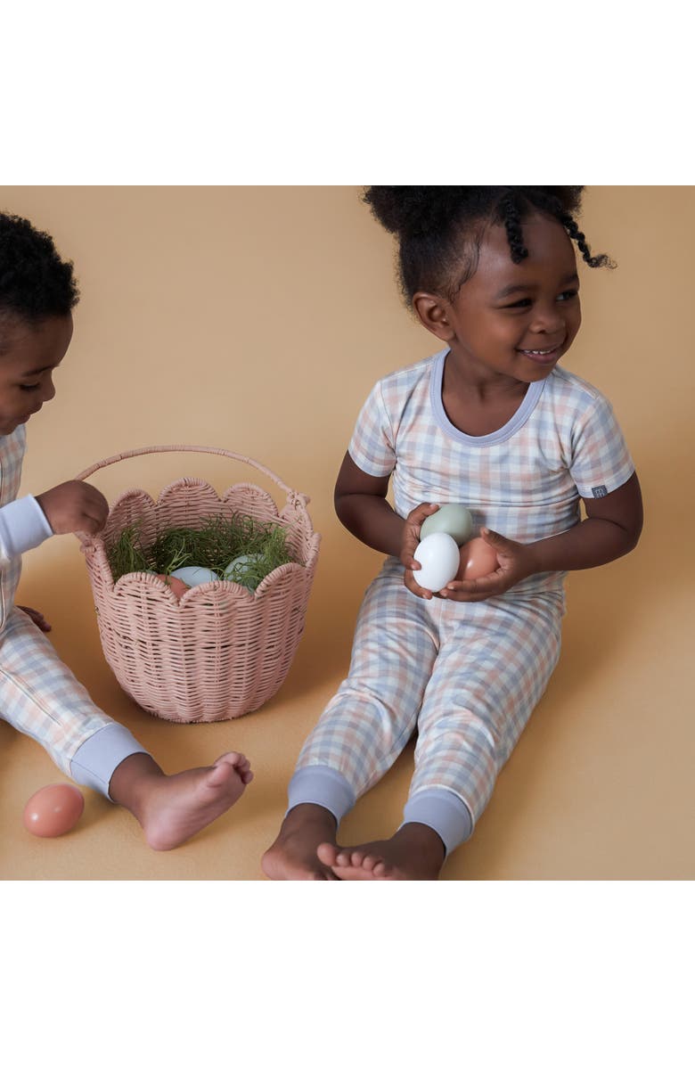 Modern Moments<sup>™</sup> by Gerber Tight Fitting Footless Pajamas, 4-Piece Set, Alternate, color, Spring Plaid