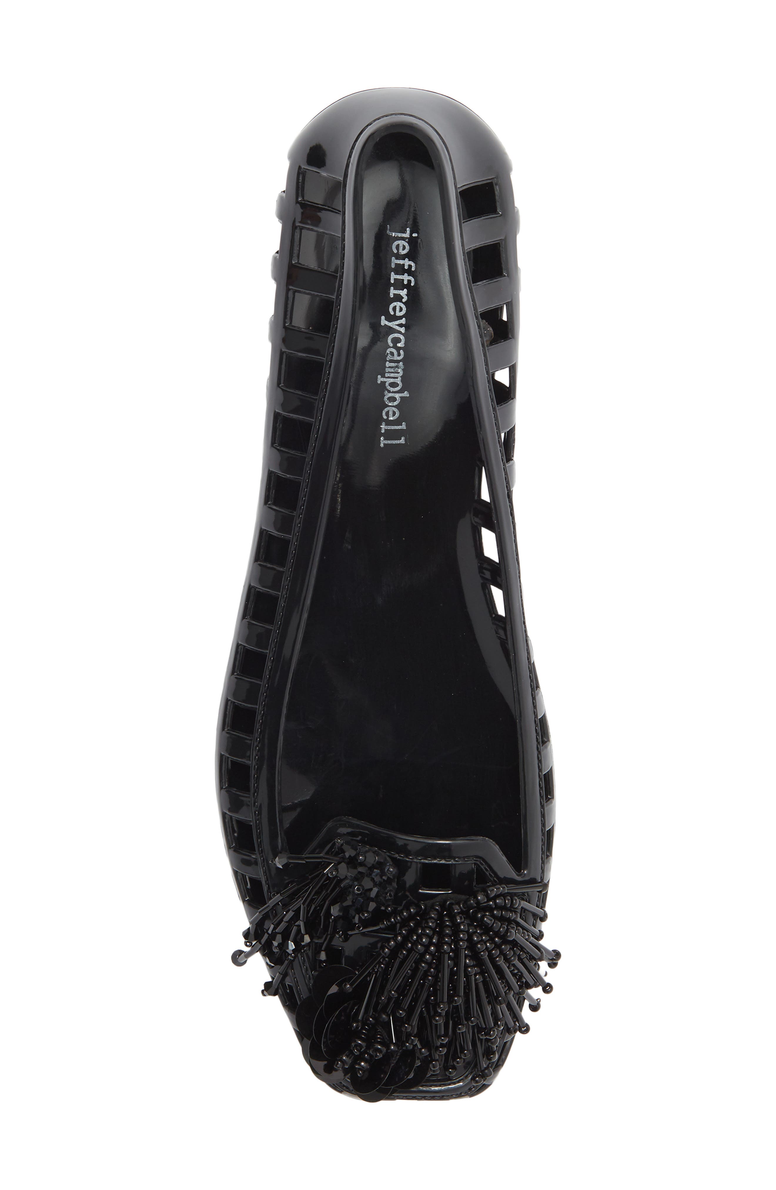 Jeffrey Campbell Danceteria Flat, Alternate, color, Black Combo