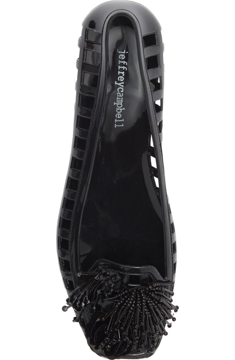 Jeffrey Campbell Danceteria Flat, Alternate, color, Black Combo