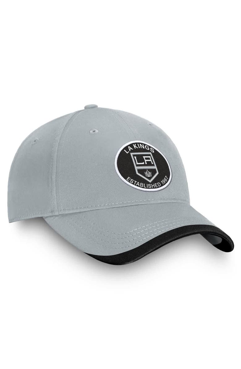 FANATICS Men's Fanatics Silver Los Angeles Kings Fundament Adjustable Hat, Alternate, color, Silver