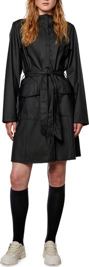 Rains Curve Waterproof Belted Jacket Nordstrom