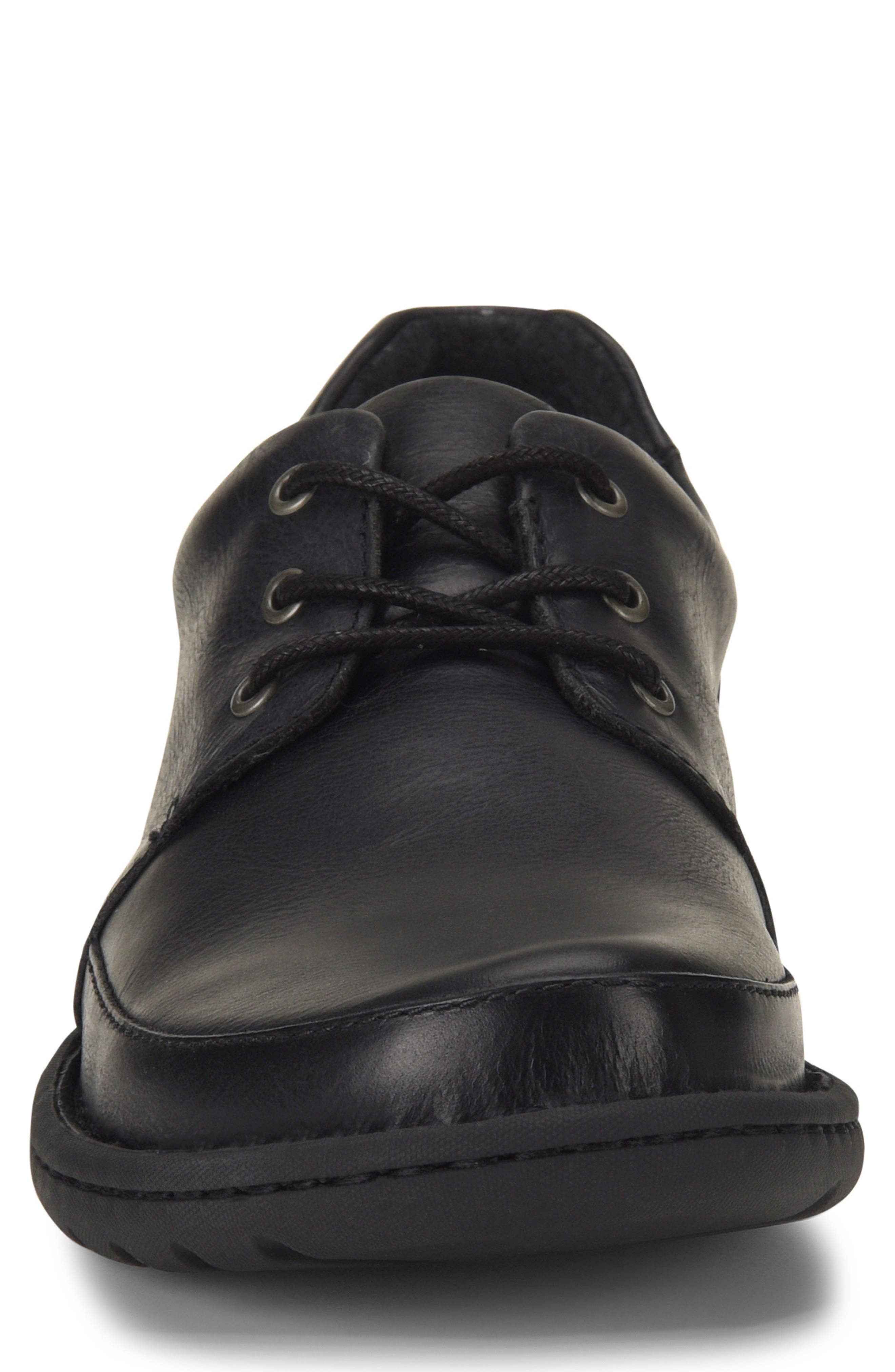 Børn Nigel Plain Toe Derby, Alternate, color, Black Leather