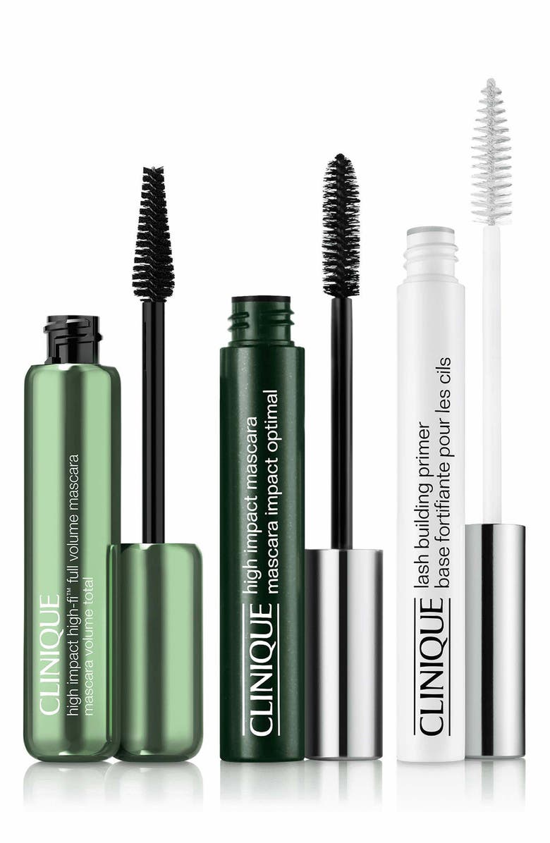 Clinique High Impact Lashes: Mascara & Lash Primer Gift Set $80 Value, Alternate, color,