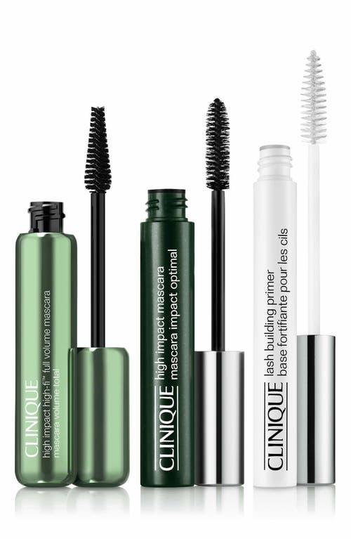 Clinique High Impact Lashes Mascara & Lash Primer Set $80 Value In Transparent
