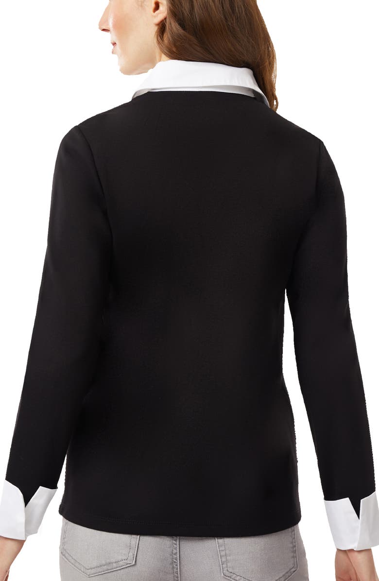 Jones New York Serenity Layered V-Neck Sweater, Alternate, color, 