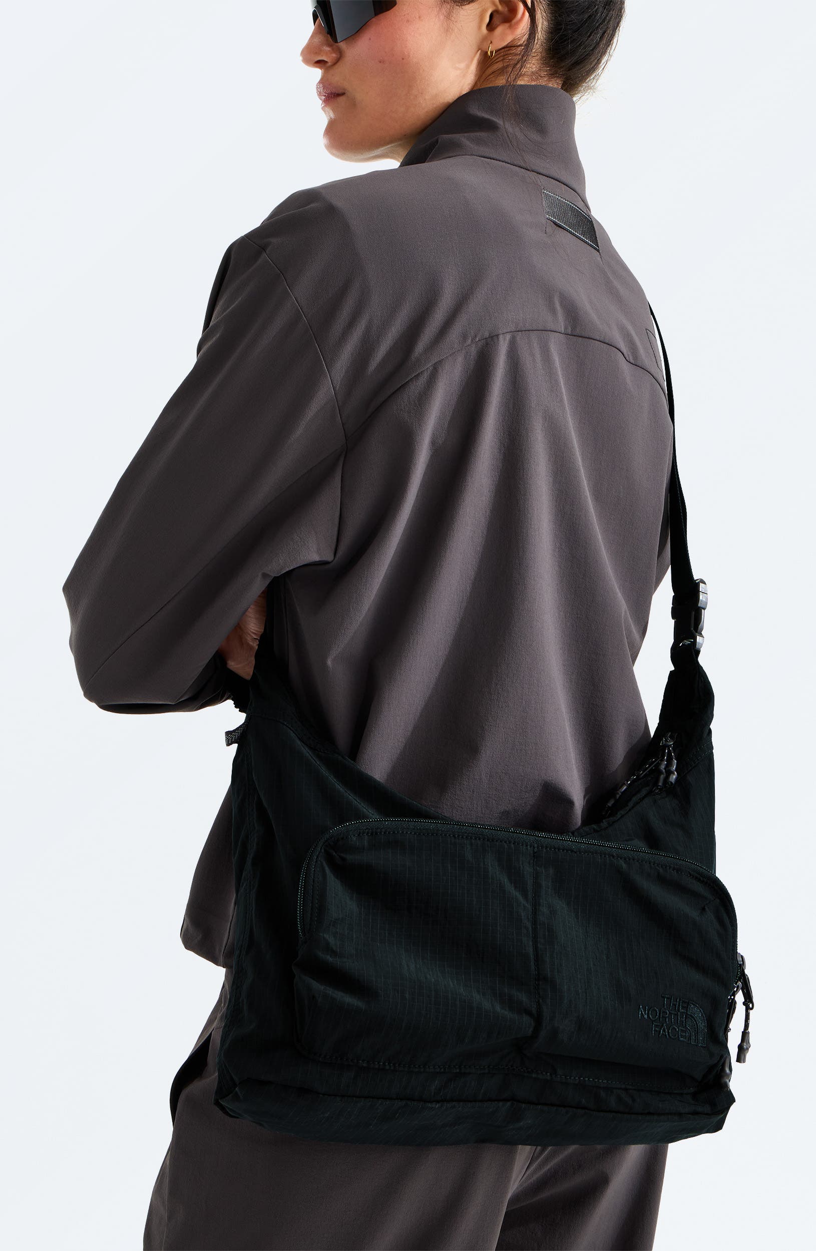 The North Face Never Stop Crossbody Bag, Alternate, color, Tnf Black