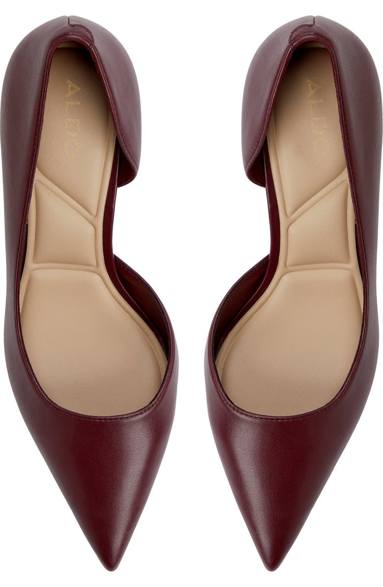 ALDO Livianna Half d'Orsay Pointed Toe Pump, Alternate, color, Other Red