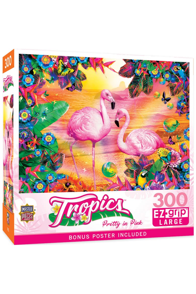 Pretty in Pink 300 Piece Jigsaw Puzzle, Main, color, Multicolor