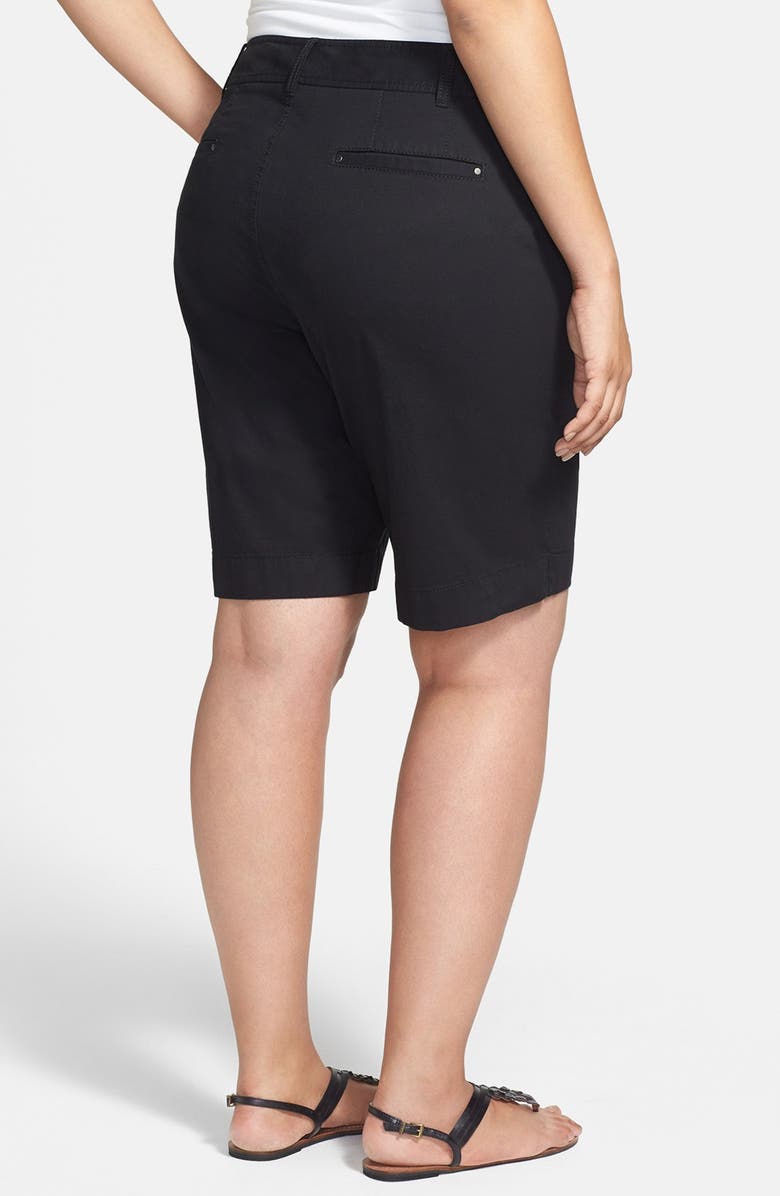 Sejour 'Megan' Stretch Cotton Bermuda Shorts, Alternate, color, 