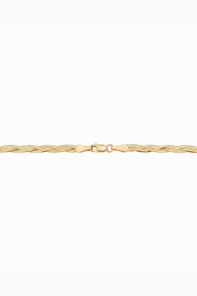 10K Gold Now & Forever Herringbone Bracelet, Alternate, color, Yellow Gold
