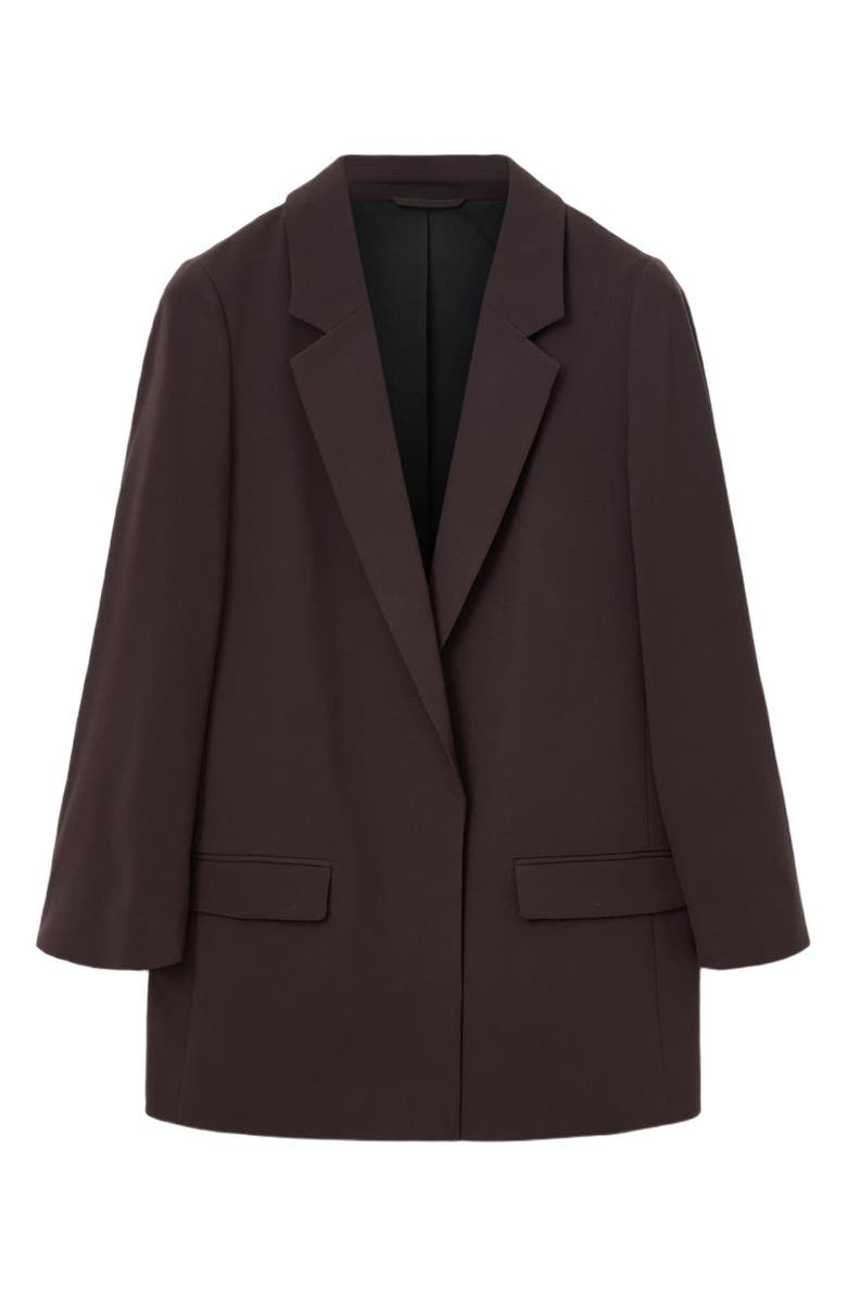AllSaints Aleida Long Blazer, Alternate, color, Oxblood Red