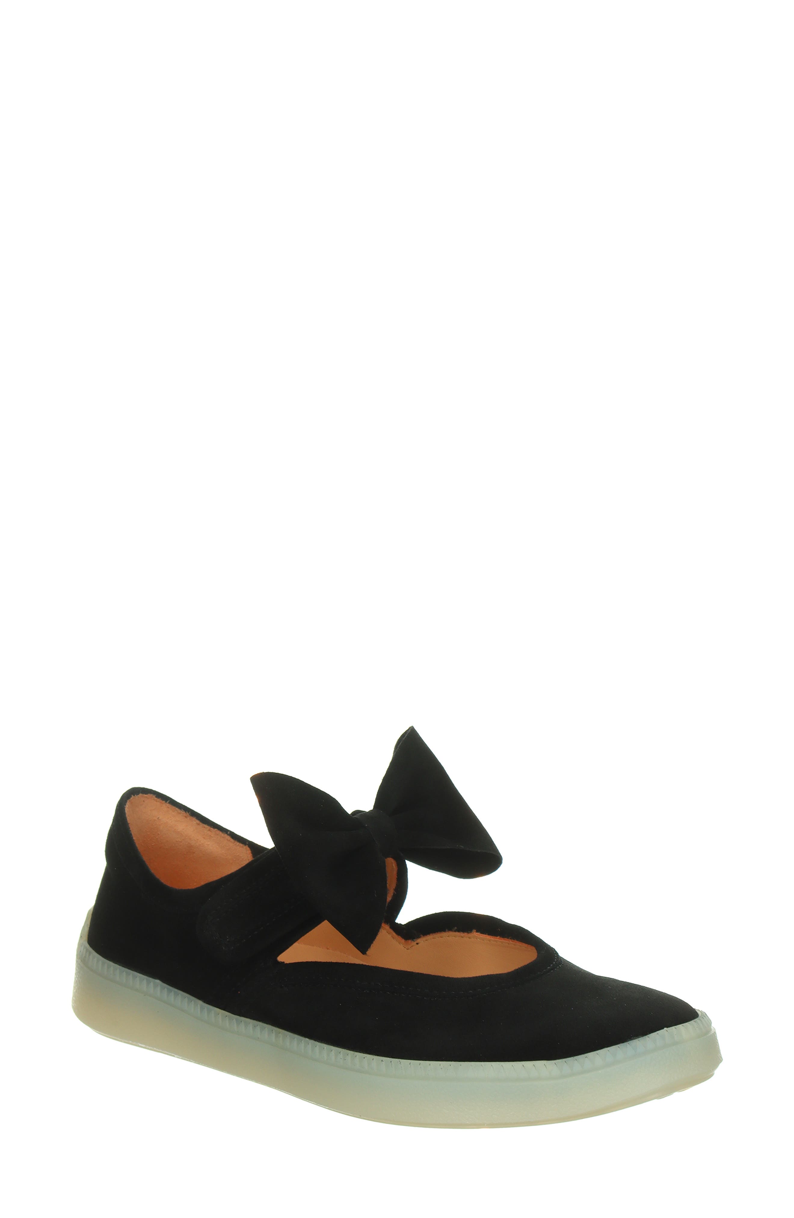 Think! Turna Bow Sneaker, Main, color, Black