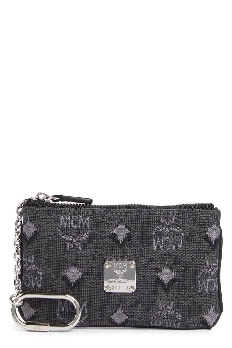 Aren Monogram Wallet, Main, color, DARK GREY