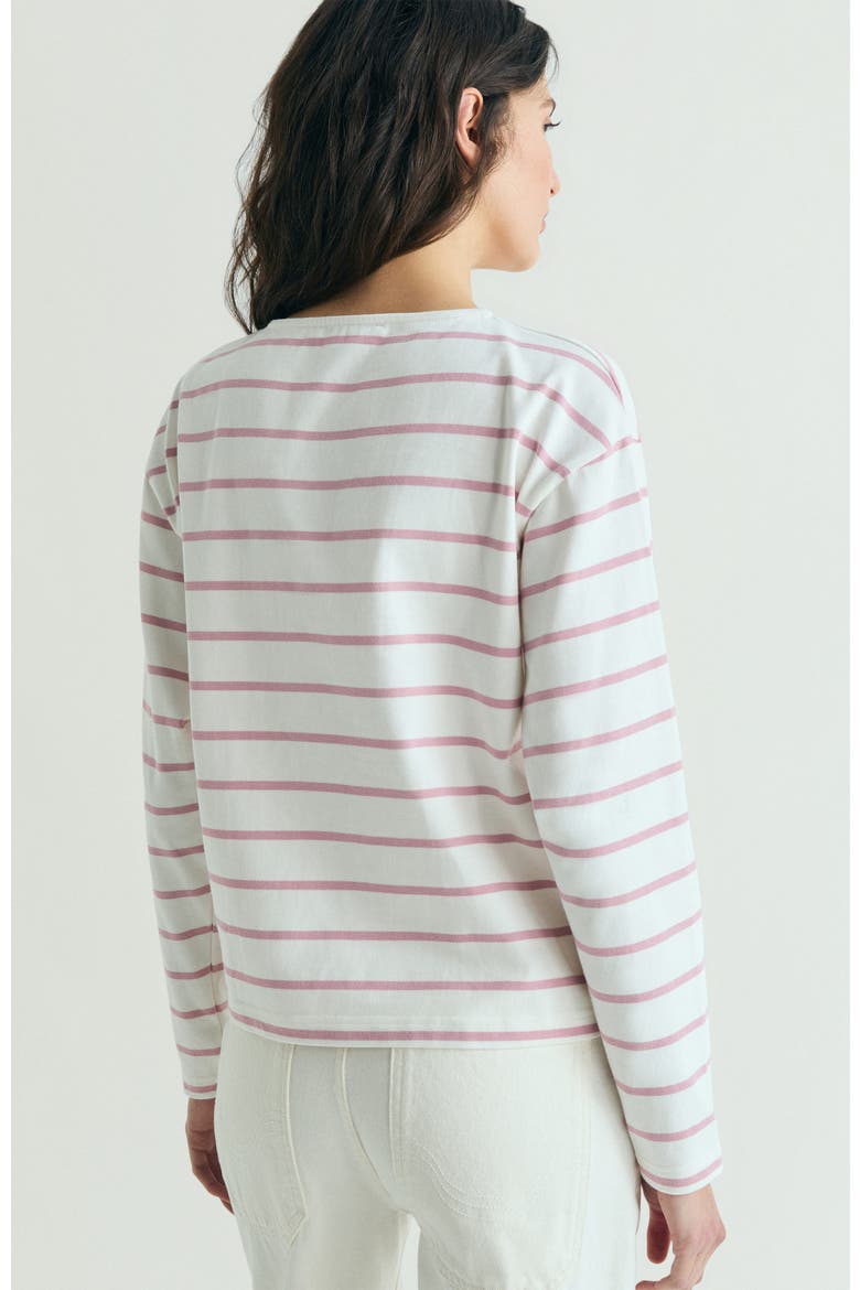 Striped T-shirt Patch, Alternate, color, PinkStripes