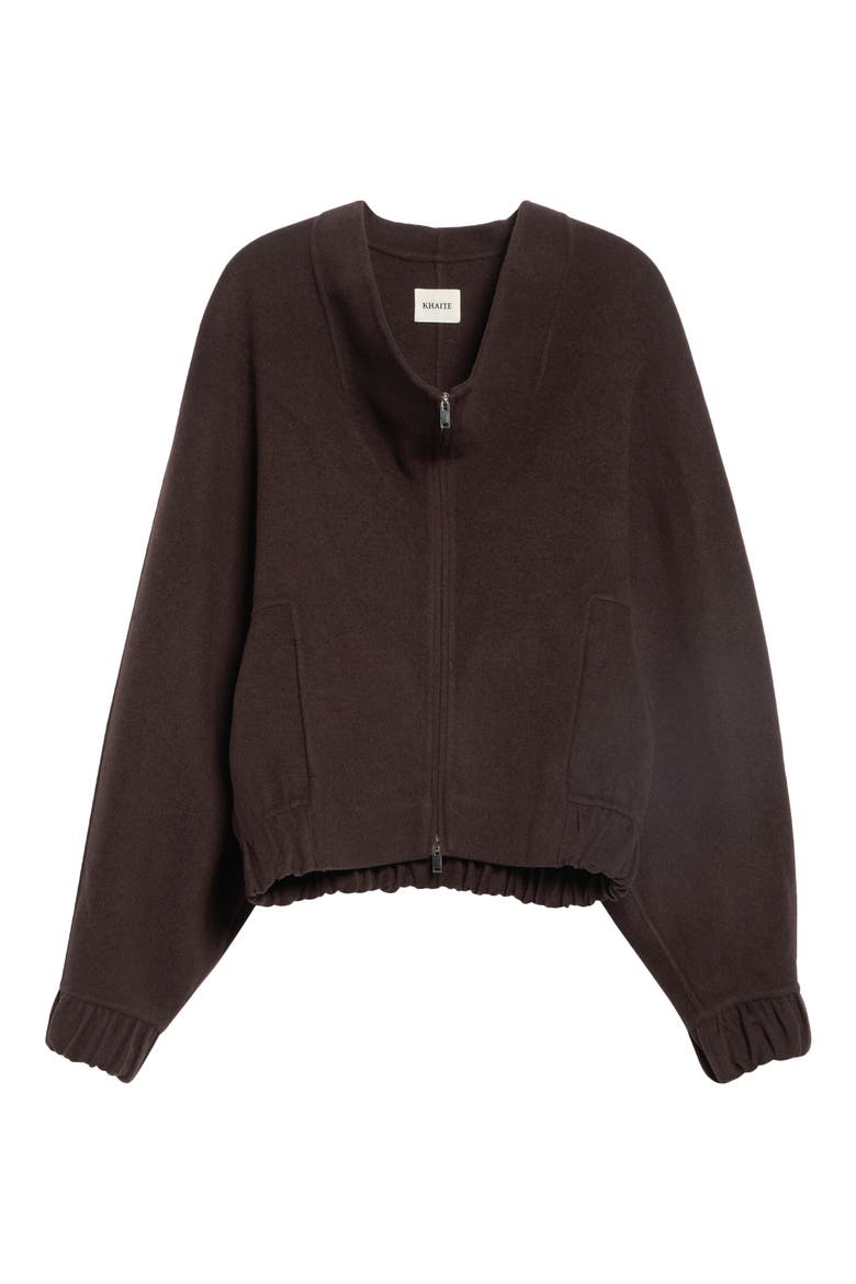 Ixin Wool Fleece Zip Jacket, Main, color, DARK BROWN