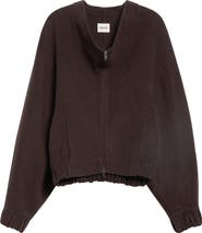 Khaite Ixin Wool Fleece Zip Jacket