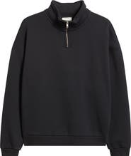 Elwood Oversize Core Quarter Zip Sweatshirt