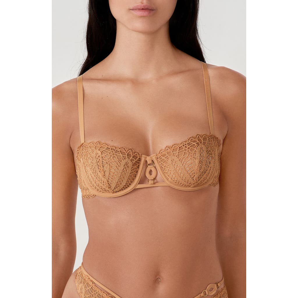 Etam Virtuose N°9 Balconnet Underwire Bra In Nude